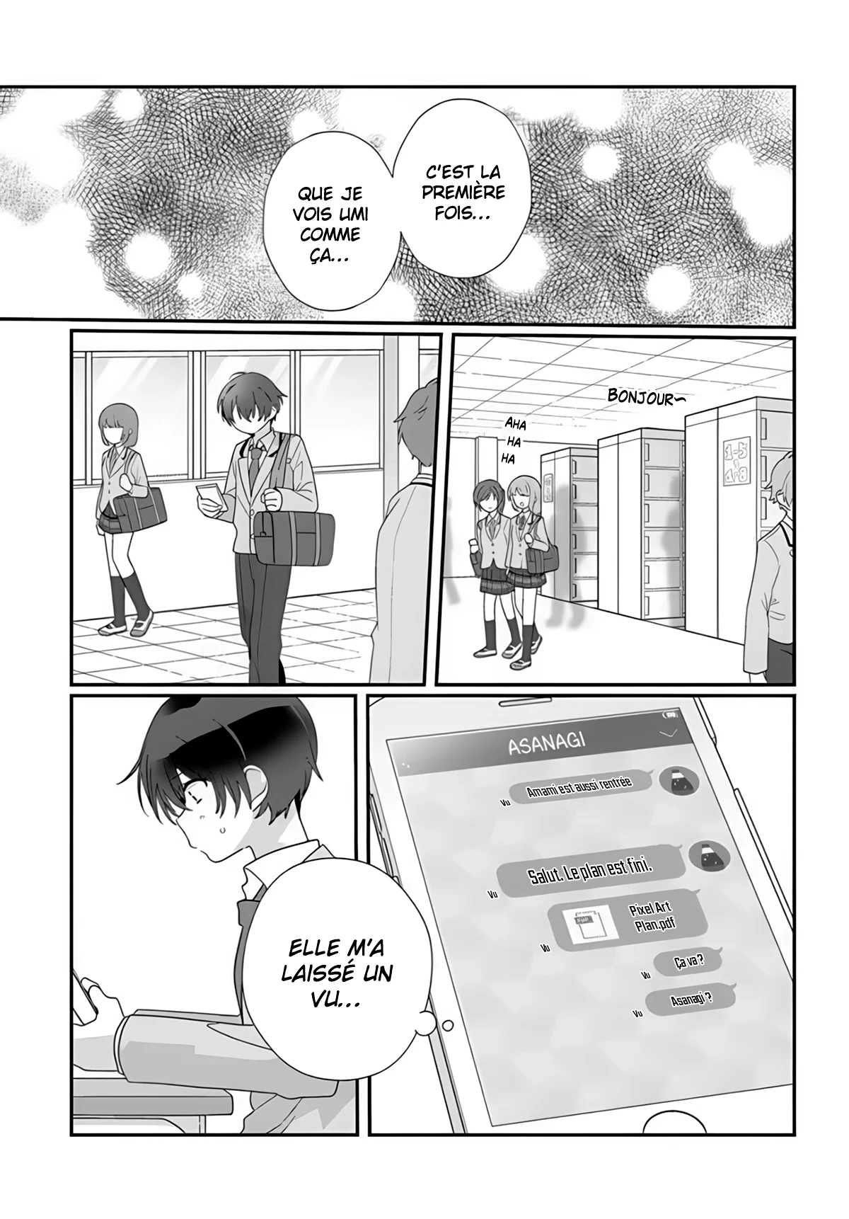 Class de 2-banme ni Kawaii Onnanoko to Tomodachi ni Natta chapitre 12, page 12