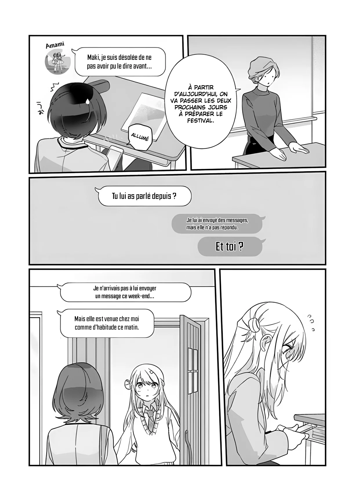 Class de 2-banme ni Kawaii Onnanoko to Tomodachi ni Natta chapitre 12, page 14