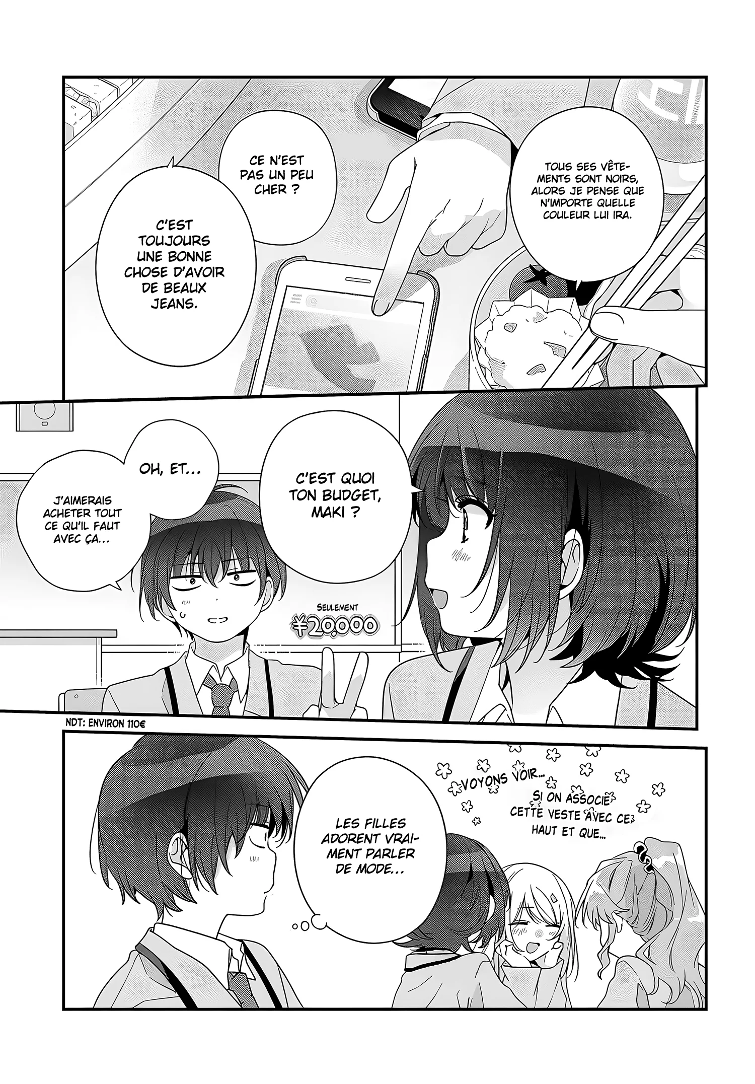 Class de 2-banme ni Kawaii Onnanoko to Tomodachi ni Natta chapitre 21, page 4