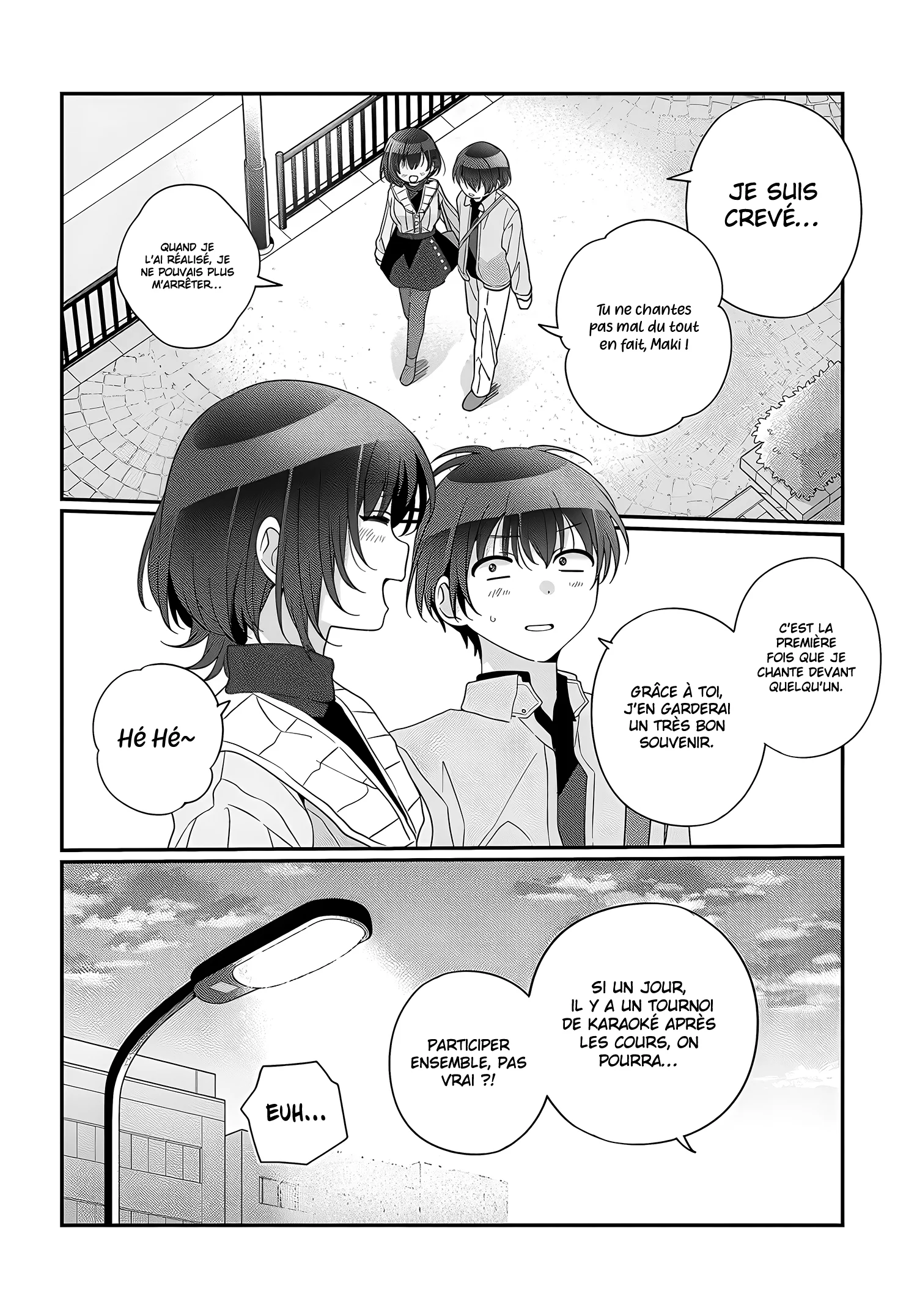 Class de 2-banme ni Kawaii Onnanoko to Tomodachi ni Natta chapitre 24, page 17