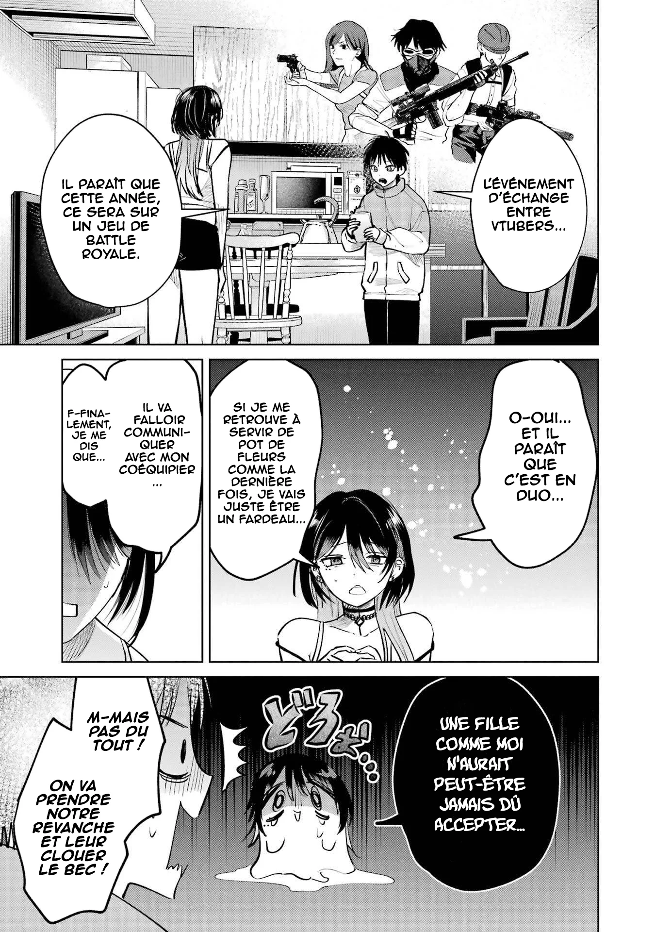 Haitatsusaki no Oneesan ga Kowasugiru Hanashi chapitre 19, page 6