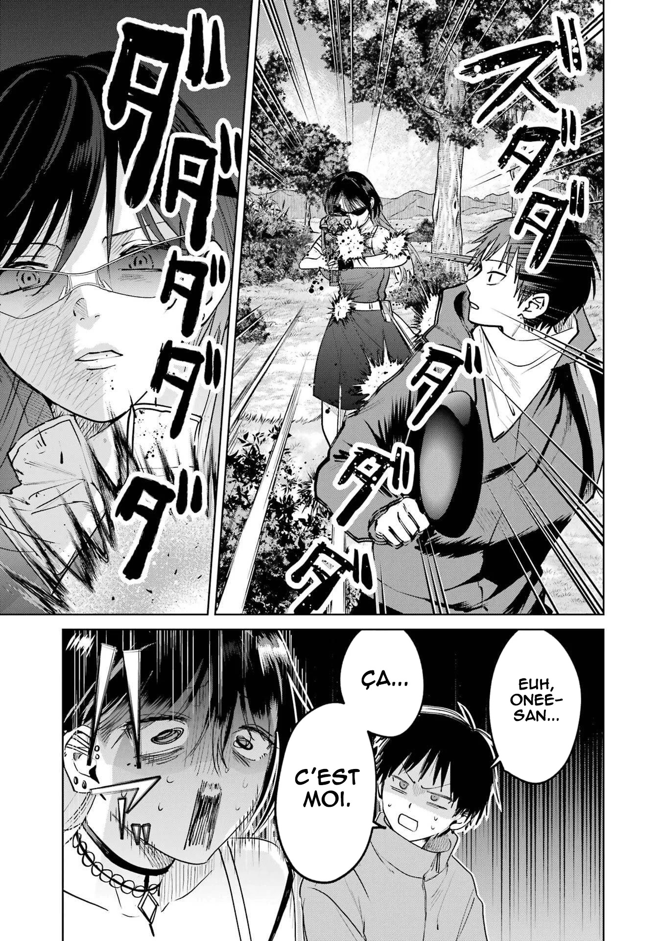 Haitatsusaki no Oneesan ga Kowasugiru Hanashi chapitre 19, page 14