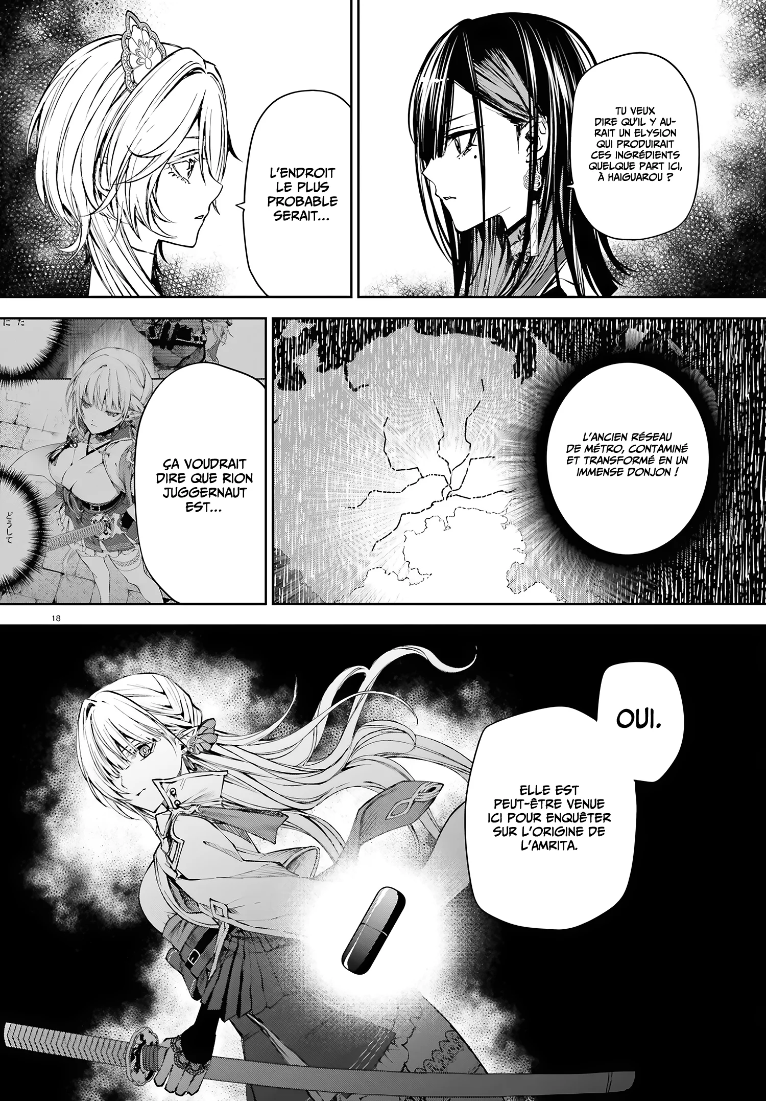 Howling Blaze: Souen no Kenshi to Fushi no Majo chapitre 5, page 18