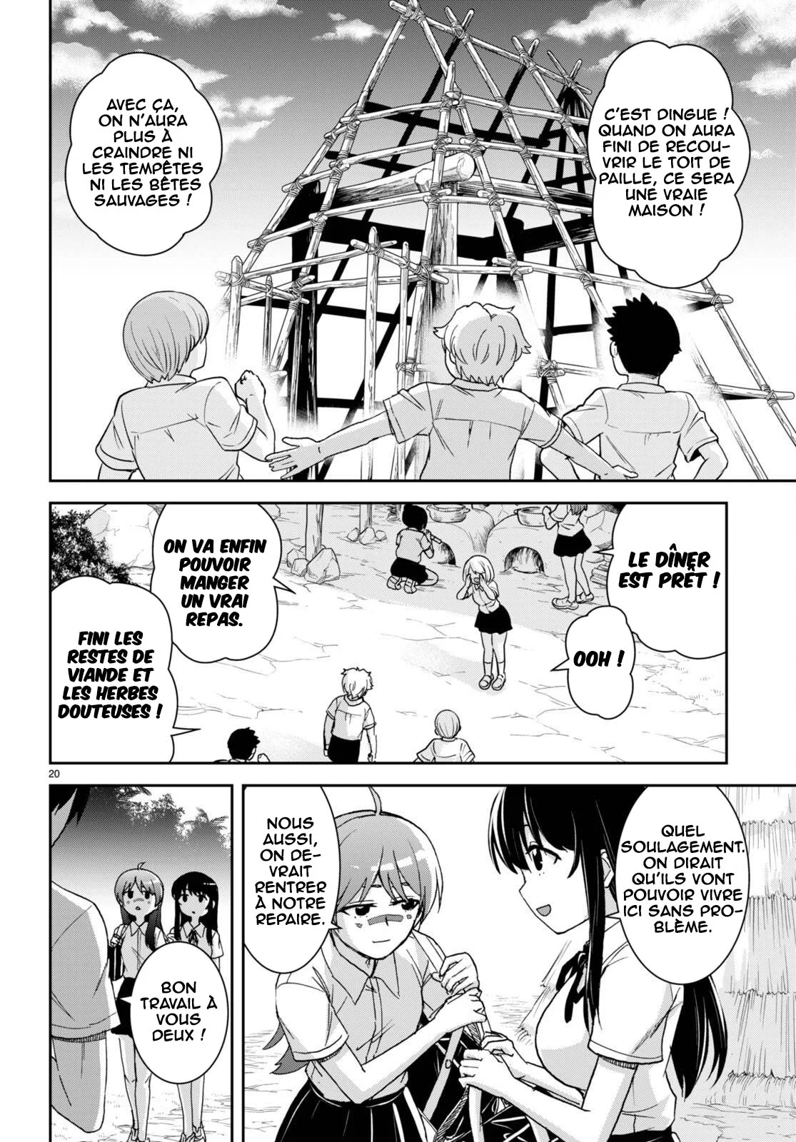 Isekai Yurutto Survival Seikatsu ~Gakkou no Minna to Isekai no Mujintou ni Tenishitakedo Ore Dake Rakushou desu~ chapitre 37, page 21