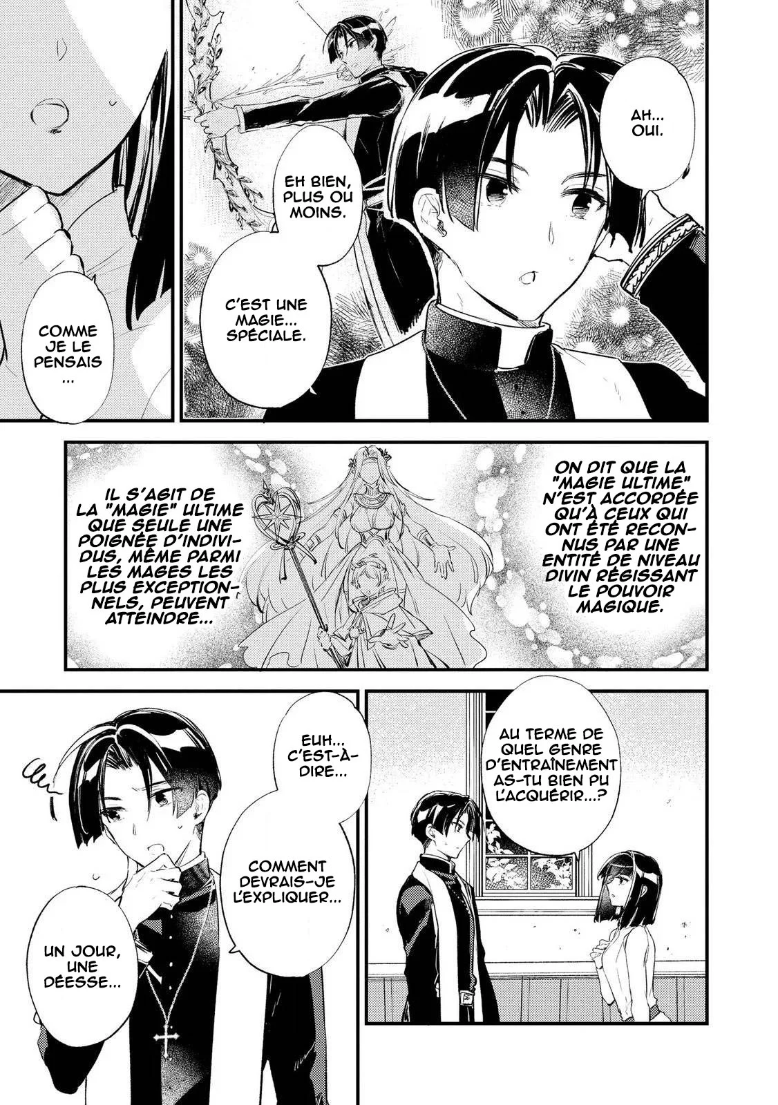 "[Jashin no Chi] ga Nagareteiru" to Iware, Shinsei Kyoukai wo Tsuihou Sareta Shinpu desu. ~Rifujin na Riyuu de Kyoukai wo Oidasaretara, Shinkou Taishou no Megami-sama mo Issho ni Tsuitekichaimashita~ chapitre 6, page 4