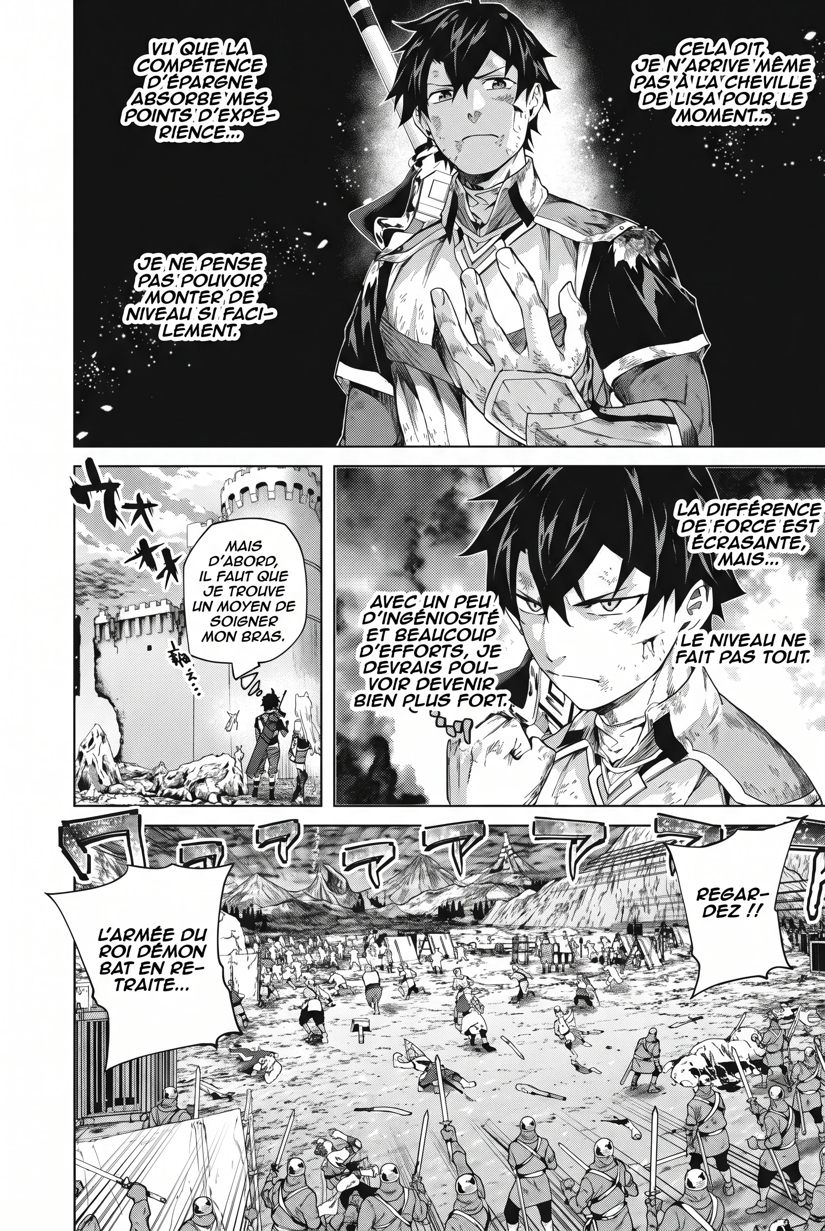 Keikenchi Chochiku de Nonbiri Shoushin Ryokou: Yuusha to Koibito ni Tsuihou Sareta Senshi no Mujikaku Zamaa chapitre 50, page 26