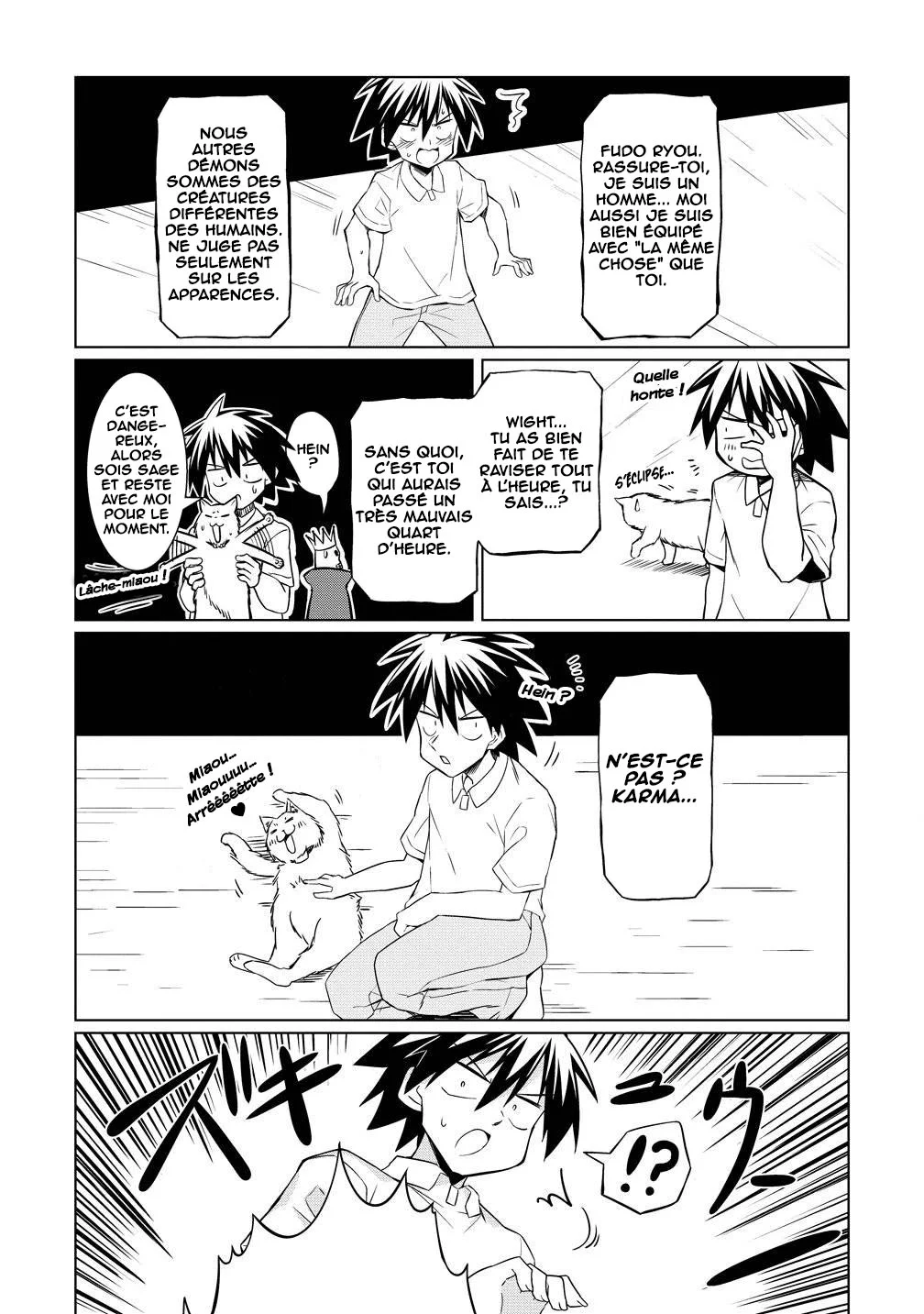 Tsukimino Karma wa Akumade Boku no Pet nanoni chapitre 7, page 16