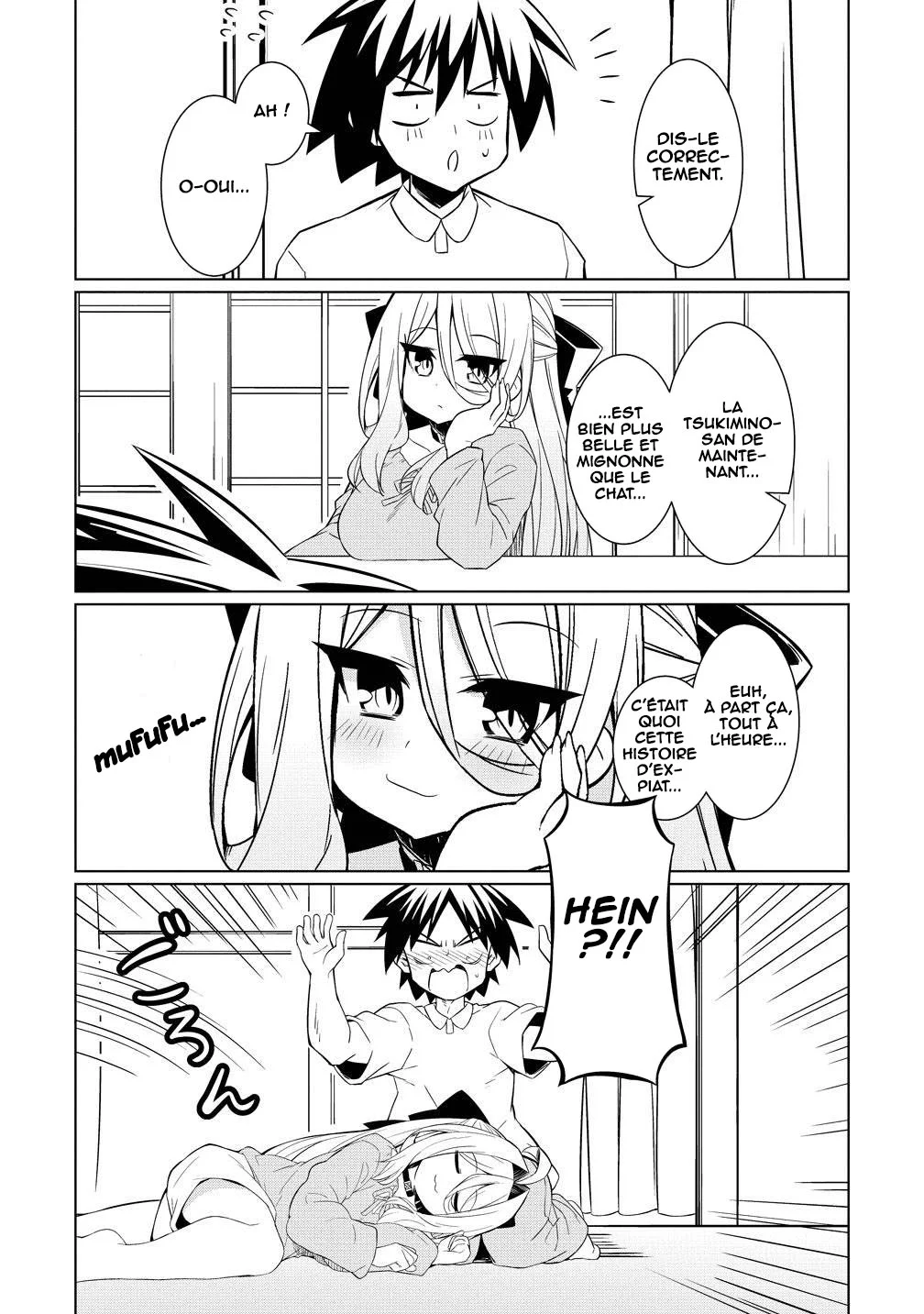 Tsukimino Karma wa Akumade Boku no Pet nanoni chapitre 7, page 24
