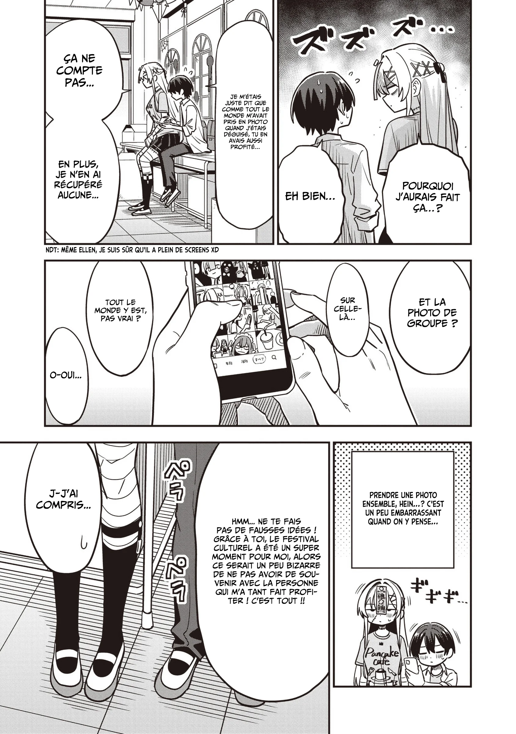 Undead-san no Bukiyou na Seishun chapitre 13.2, page 8
